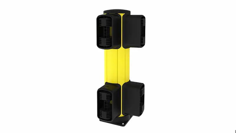 X-Protect – Dupla ütközésvédő – sarokelem – 870 mm
