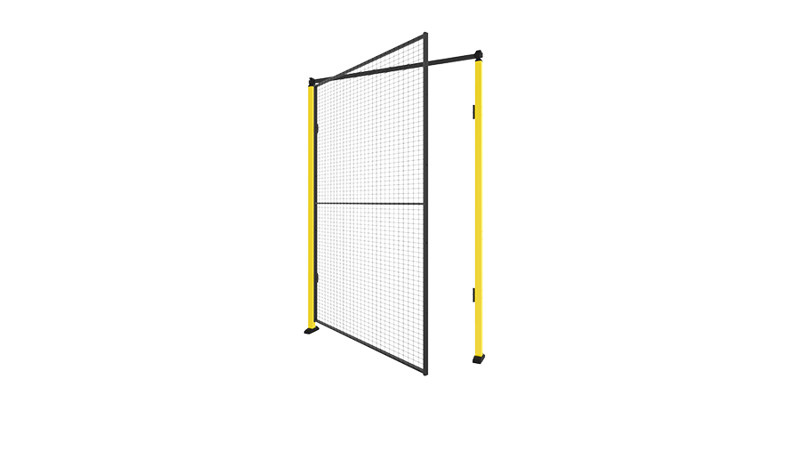 X-Guard - Egyszárnyú ajtó felső kerettel 