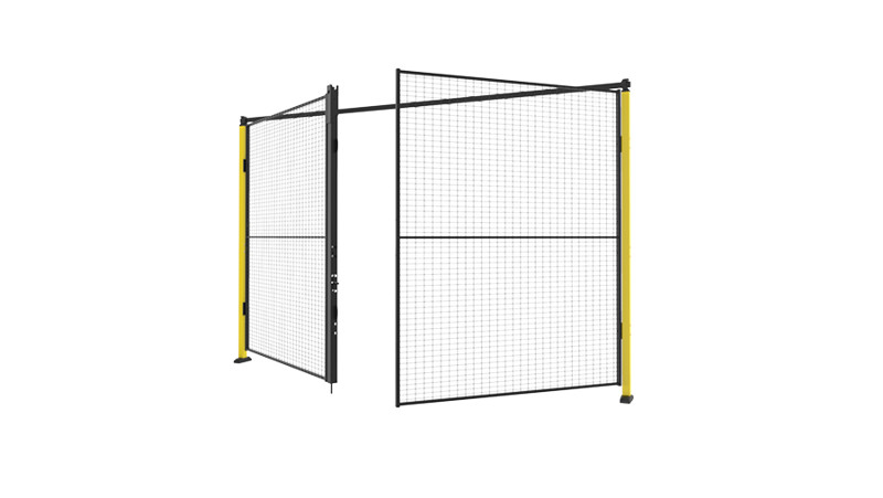 X-Guard - Kétszárnyú ajtó felső kerettel 
