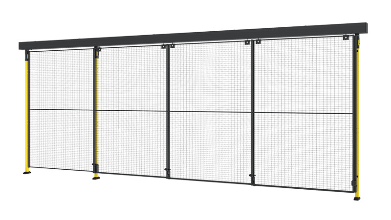 X-Guard – Hármas tolóajtó 3 lépcsős sínnel  