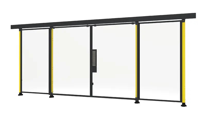 X-Store  2.0 – Dupla tolóajtó felső kerettel – középső zárral 