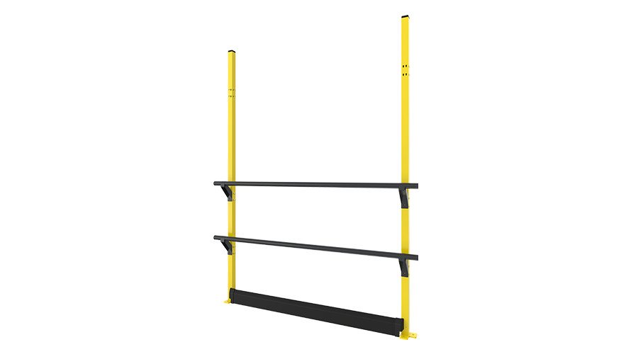 X-Rail – Leesésvédelmi rendszer – panel nélküli, 2300 mm magas